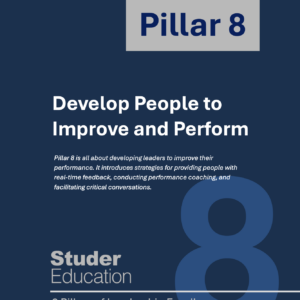 Pillar 8: Develop People to Improve and Perform (Guidebook – Pack of 10)