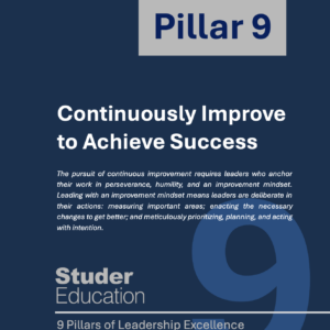 Pillar 9: Continuously Improve to Achieve Success (Guidebook – Pack of 10)